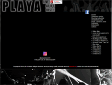 Tablet Screenshot of playaband.com
